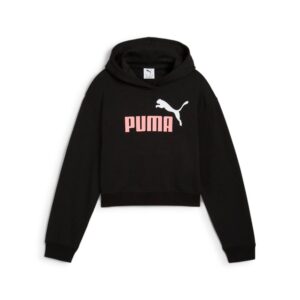 Felpa Bimba C/cappuccio Puma Bambini Felpe 686072 Puma Black