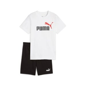 Completino Bimbo T-Shirt+pantaloncino Puma Bambini Completini 686298 Puma White