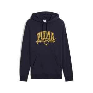 Felpa Uomo C/cappuccio Puma Uomo Felpe 684649 New Navy