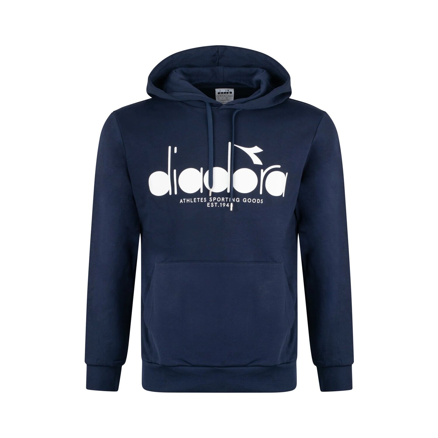 Felpa C/cappuccio Diadora Uomo Felpe 181445 Blu Profondo