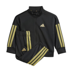 Tuta Bimbo C/zip Lunga Adidas Bambini Tute JC8857 Black/goldmt