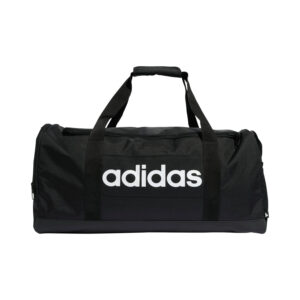 Borsone Linear Duffel M Adidas Accessori Fitness JD9555 Black/black/white