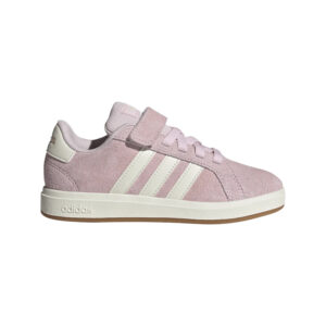 Grand Court 00s El C-Scarpa Bimba C/lacc Adidas Bambini Scarpe JH6181 Clpink/owhite/gum10