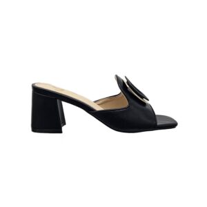 Ciabatta Donna C/tacco Gold&gold Donna Ciabatte GP772 Nero