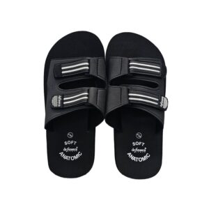 Ciabatta Uomo C/velcro De Fonseca Uomo Ciabatte 46530-AMALFIEM868 Nero