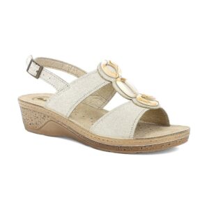 Sandalo Donna C/fibbia In Blu Donna Sandali PV-12 Ghiaccio