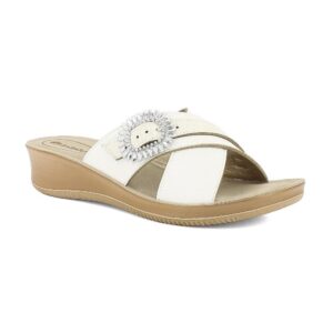 Ciabatta Donna In Blu Donna Ciabatte SE-13 Bianco