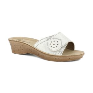 Ciabatta Donna In Blu Donna Ciabatte 26-90 Bianco