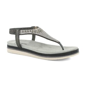 Sandalo Infradito Donna In Blu Donna Infradito SA-51 Nero