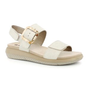 Sandalo Donna C/velcro In Blu Donna Sandali TT-28 Ghiaccio