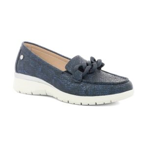 Mocassino Donna In Blu Donna Mocassini IC-44 Blu