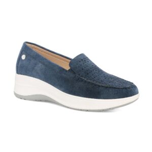 Mocassino Donna In Blu Donna Mocassini IC-42 Blu