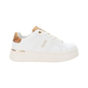 Scarpa Donna C/lacci Alviero Martini-1 Classe Donna Scarpe N2140-0289 Bianco/geo Beige
