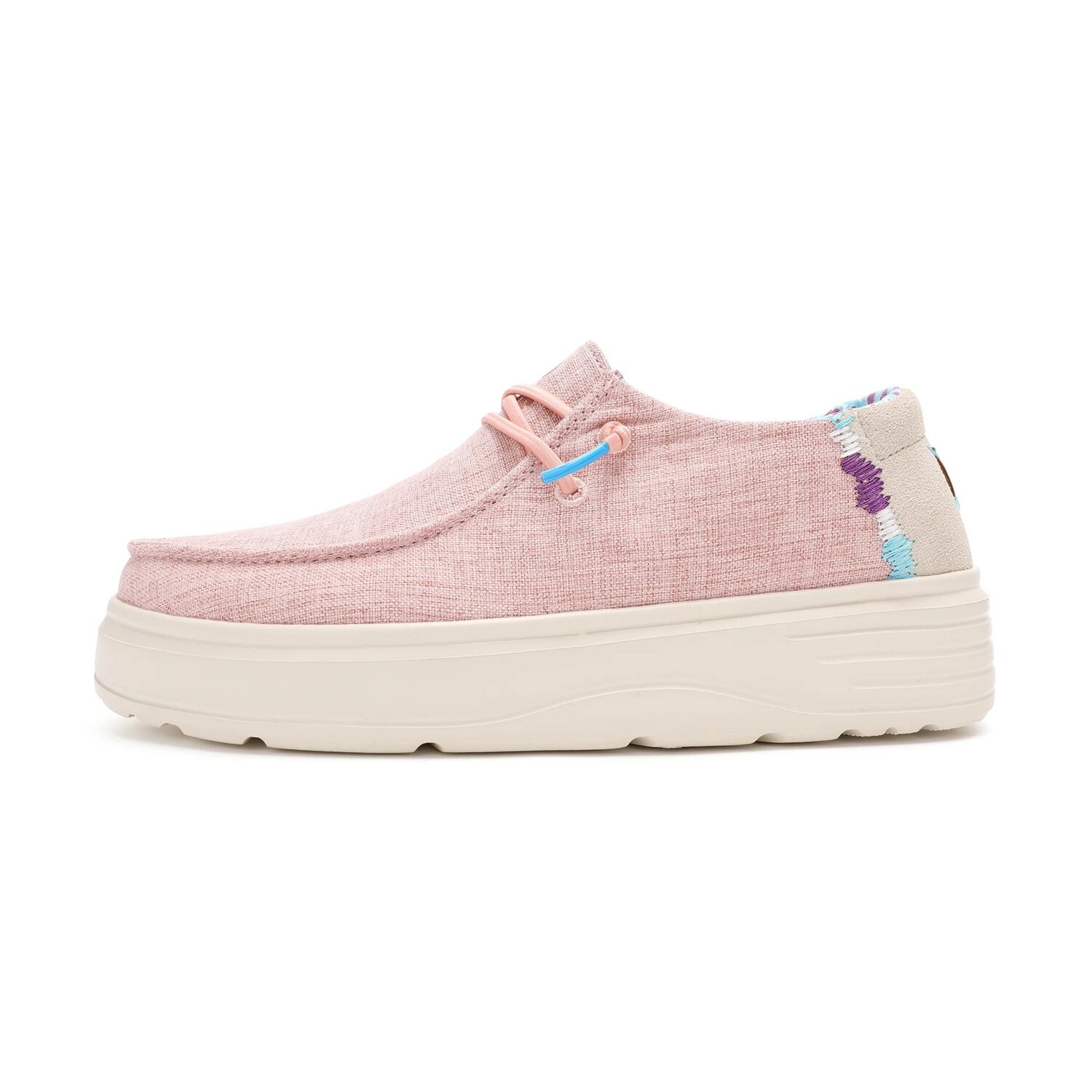 Poppy-Scarpa Donna Tessuto C/lacci Pitas Donna Scarpe S25W-BOK-PPY Rosa
