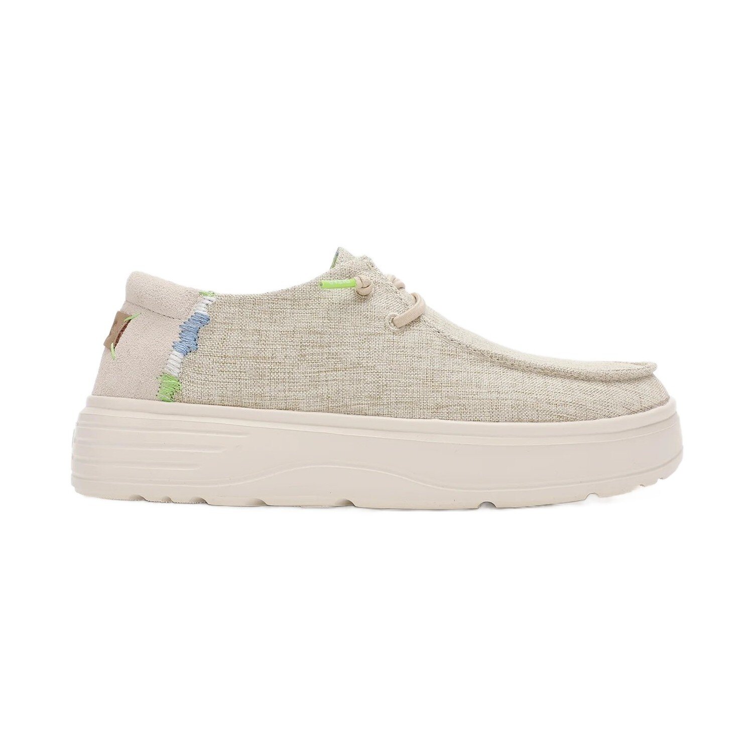 Poppy-Scarpa Donna Tessuto C/lacci Pitas Donna Scarpe S25W-BOK-PPY Beige