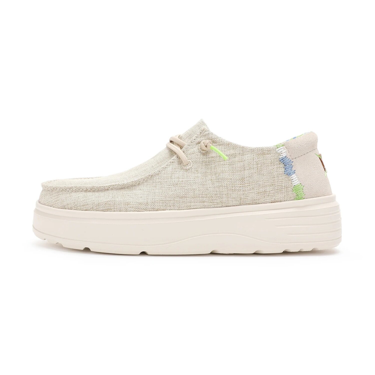 Poppy-Scarpa Donna Tessuto C/lacci Pitas Donna Scarpe S25W-BOK-PPY Beige