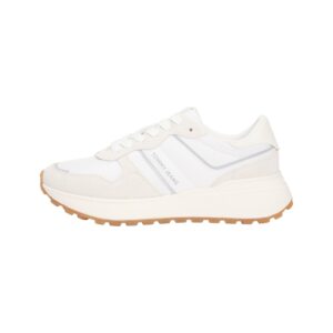 Tjw Cleated Runner Scarpa Con Lacci Tommy Jeans Donna Scarpe EN0EN02788YBL Ecru'