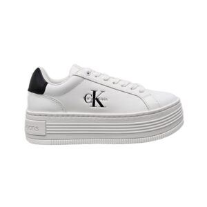 Bold Flatf Low Lace Lth Scarpa Con Lacci Calvin Klein Donna Scarpe YW0TW0187801W Bright White/black