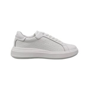 Chunky Low Top Lace Up Mono Scarpa Uomo Calvin Klein Uomo Scarpe HM0HM019700K4 Triple Bright White