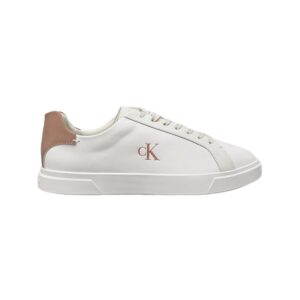 Low Pro Cups Lth Mg Scarpa Con Lacci Calvin Klein Donna Scarpe HW0HW02823061 Lilly White/tuscany