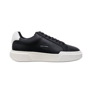 Chunky Cupsole Laceup Lth Scarpa Uomo Calvin Klein Uomo Scarpe YM0YM013440GM Black/bright White