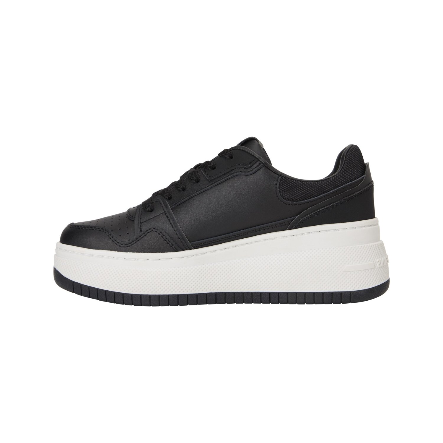 Tjw Retro Basket Scarpa Con Lacci Tommy Jeans Donna Scarpe EN0EN02860BDS Black