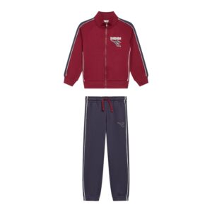 Tuta Bimbo Con Zip Lunga Diadora Bambini Tute 182233 Rosso Impero