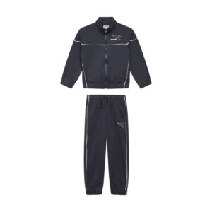Tuta Bimbo Con Zip Lunga Diadora Bambini Tute 182236 Blu Profondo