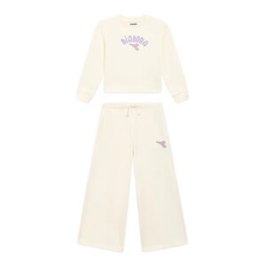 Tuta Bimba Diadora Bambini Tute 182240 Bianco Gardenia