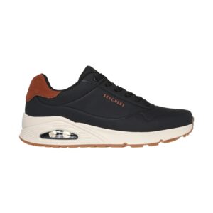Sneakers Con Lacci Uomo Skechers Uomo Scarpe 183004 Black