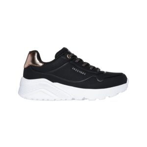 Scarpa Bimba Con Lacci Skechers Bambini Scarpe 310384L Black