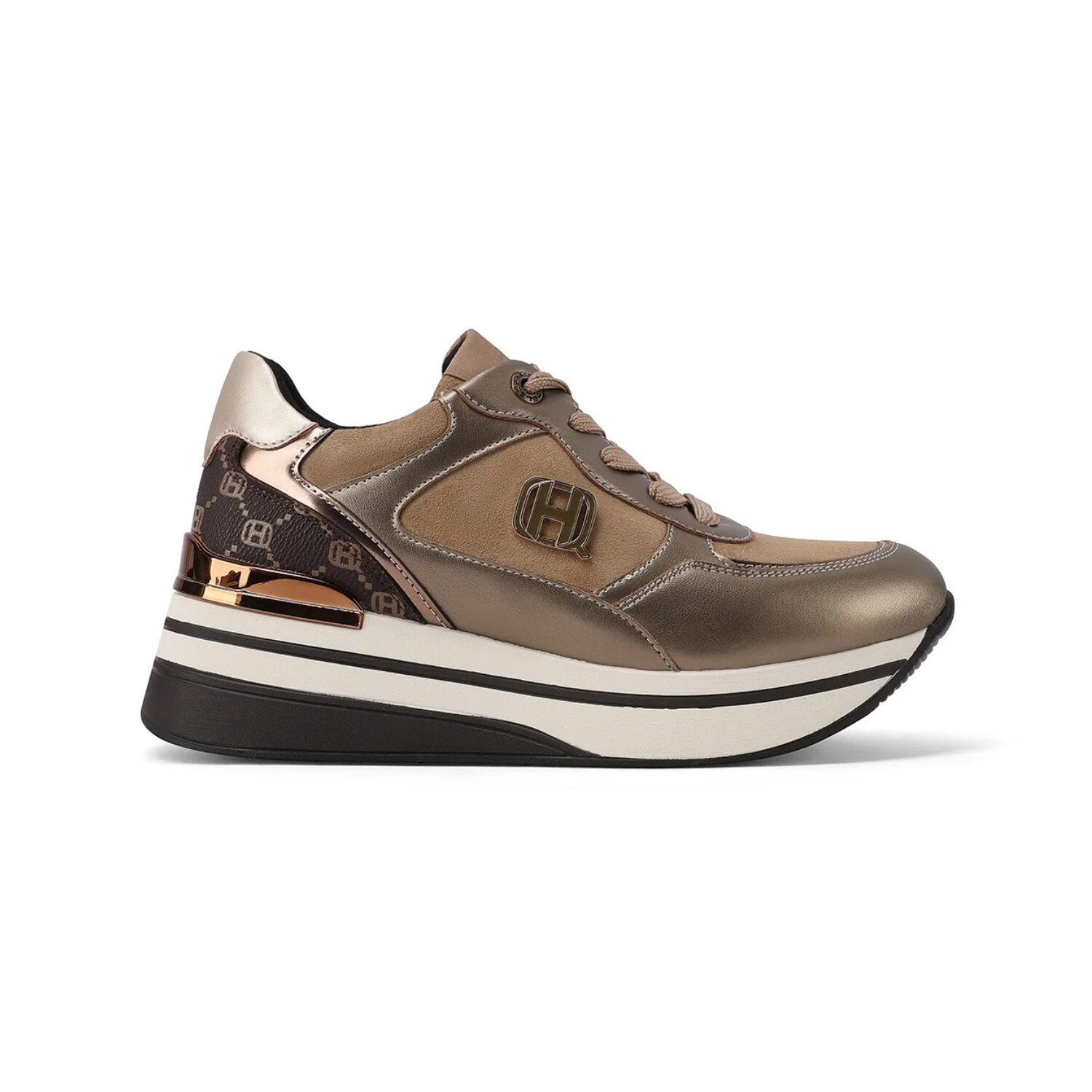 Scarpa Donna Con Lacci Queen Helena Donna Scarpe X33-26 Bronze