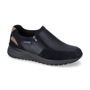 Mocassino Uomo Nappa Con Zip Valleverde Uomo Mocassini VY907AF Blu