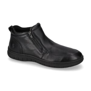 Polacco Uomo Vitello Con Zip Valleverde Uomo Polacchi 17832 Nero