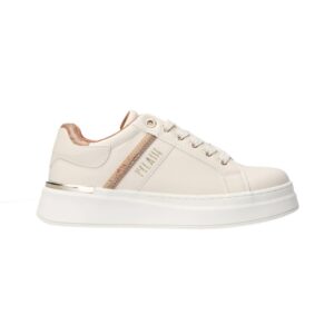 Scarpa Donna Con Lacci Alviero Martini-1 Classe Donna Scarpe N2266-0289 Bianco Sporco/geo Beige