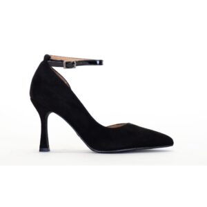 DÉcolletÉ Donna Con Fibbia Gold&gold Donna Decolte GP711 Nero Camoscio