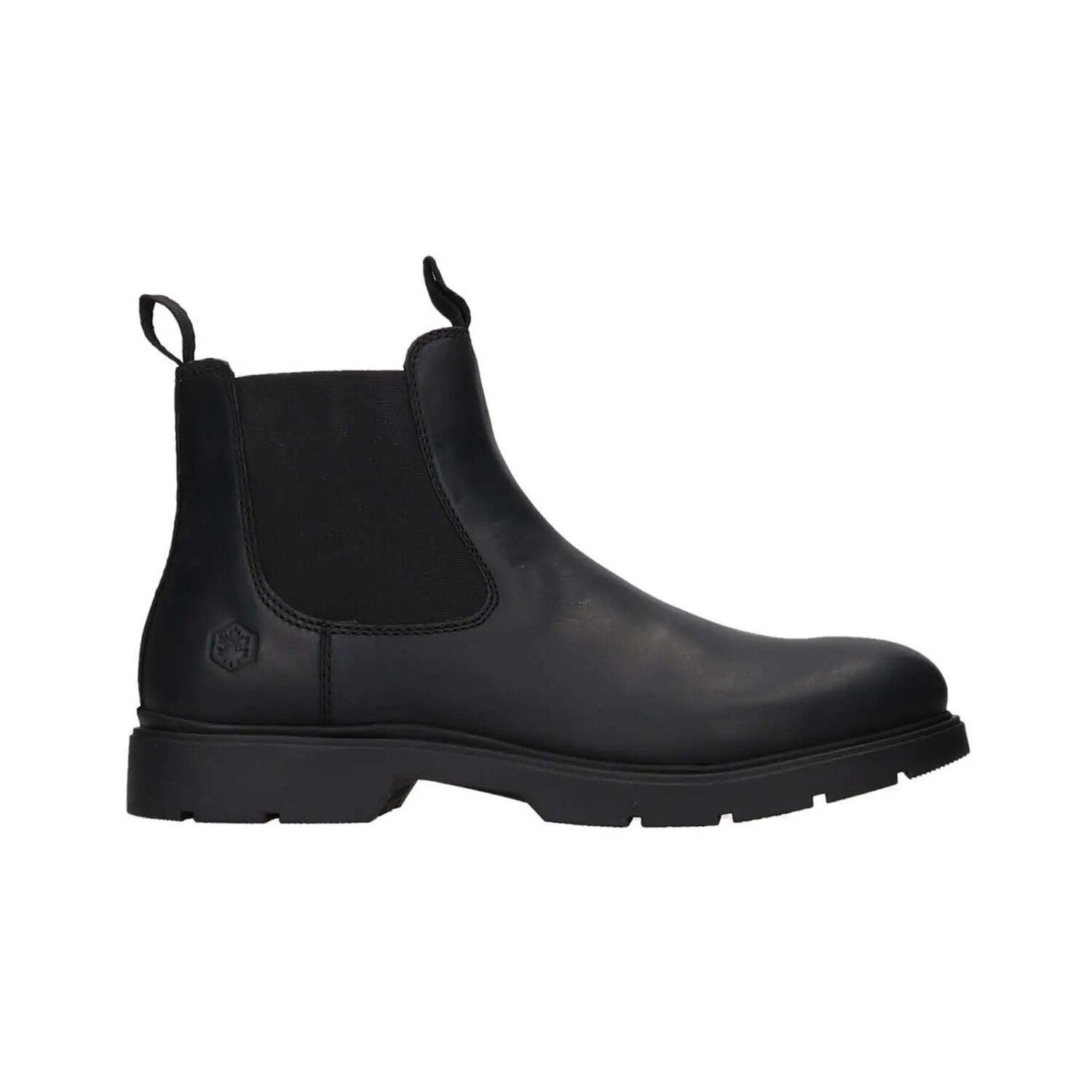 Charlie-Polacco Uomo Pelle Con Elastico Lumberjack Uomo Polacchi 102217639 Black