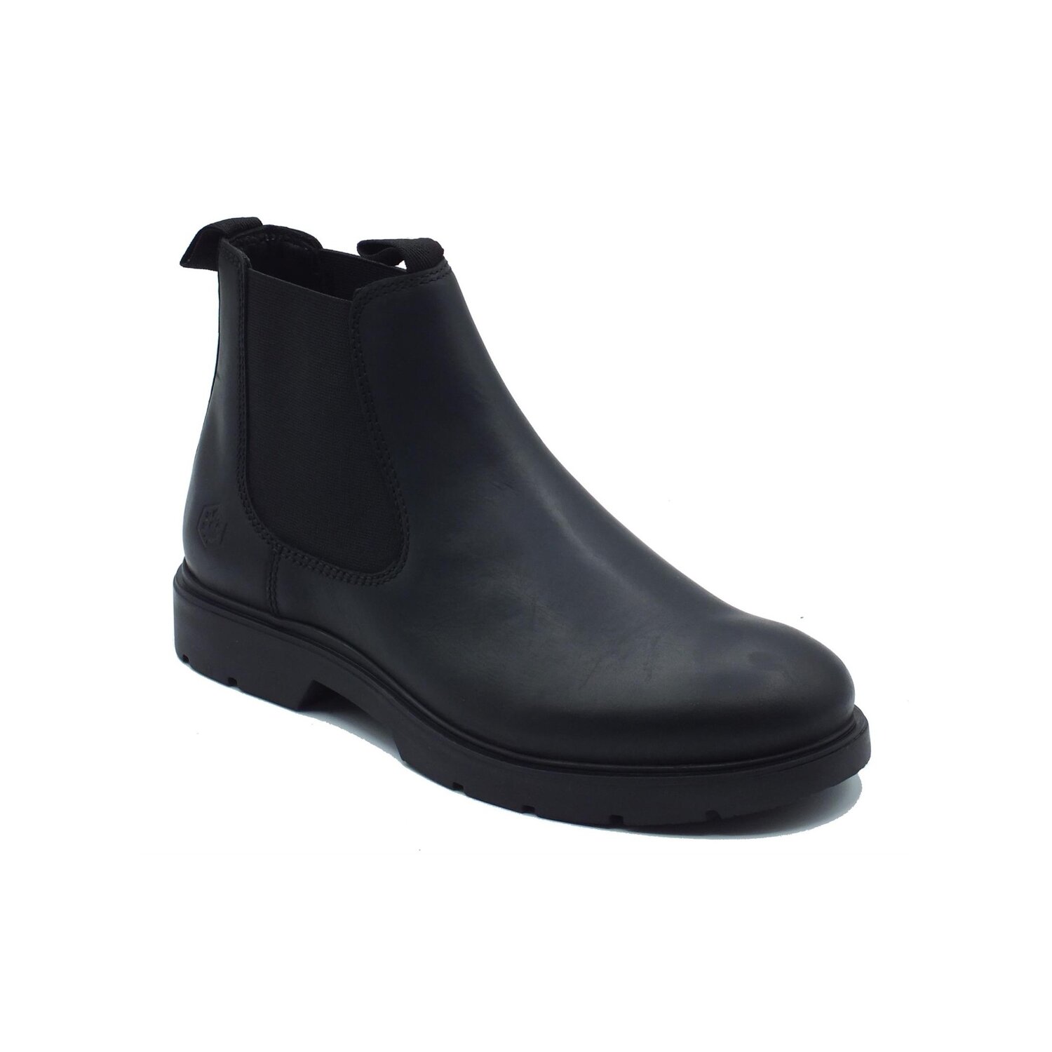 Charlie-Polacco Uomo Pelle Con Elastico Lumberjack Uomo Polacchi 102217639 Black
