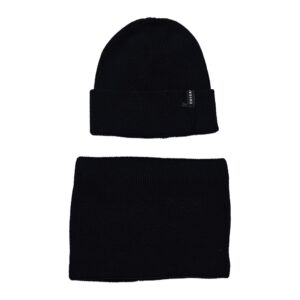 Set Collo/cappello 100% Acrilico Coveri Collection Accessori Cappelli 253202 Black