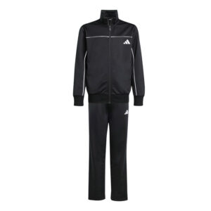 Tuta Bimbi Unisex Con Zip Lunga Adidas Bambini Tute JL7479 Black/white