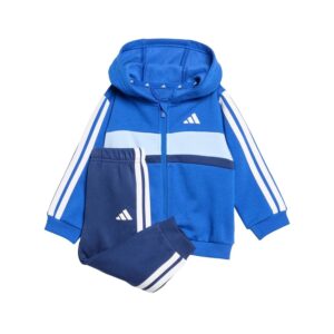 Tuta Bimbo Zip Lunga Con Cappuccio Adidas Bambini Tute KC6004 Royblu/globlu/dkblue/white