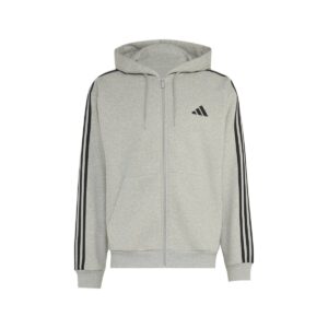 Felpa Uomo Zip Lunga Con Cappuccio Adidas Uomo Felpe KY4141 Grey