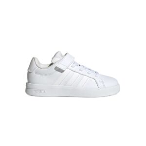 Grand Court 3.0 Sneakers Con Velcro Bimb Adidas Bambini Scarpe HP3532 White