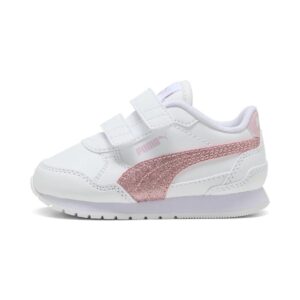 St Runner V4 Sl Glitter V Inf-Scarpa Bim Puma Bambini Scarpe 401592 P.white/copper Rose/rose Mauve