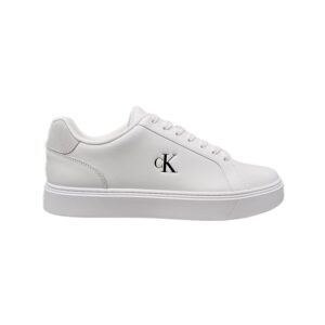 Classic Cupsole Laceup Lth-Sneakers Uomo Calvin Klein Uomo Scarpe YM0YM014350K4 Triple Bright White