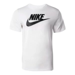 Tee Shirt Uomo Manica Corta Nike Uomo T-Shirt AR5004 White/black