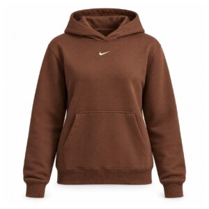 Felpa Donna Con Cappuccio Nike Donna Felpe IM8100 Brown/white