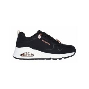 Sneakers Con Lacci Bimba Skechers Bambini Scarpe 310562L Black/rose Gold