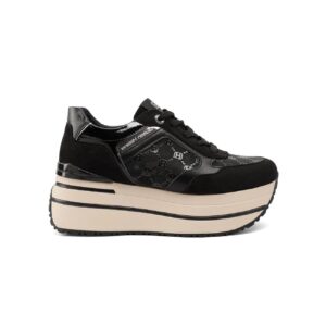 Sneakers Con Lacci Donna Queen Helena Donna Scarpe X35-32 Black