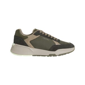 City Runner Laceup Ny-Sneakers Uomo Calvin Klein Uomo Scarpe HM0HM023080IF Olive Night/desert Taupe/belug